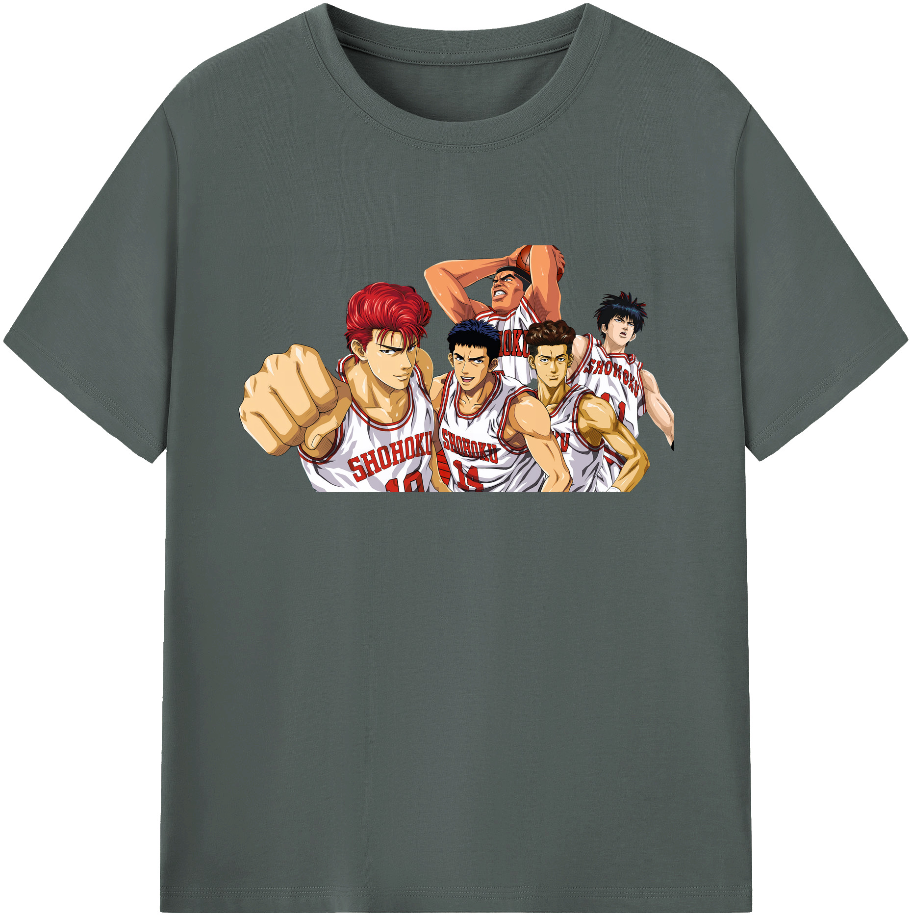 （画像用） SLAM DUNK／スラムダンク 綿100％ メンズ半袖Tシャツ｜肌触りやわらか＆通気性